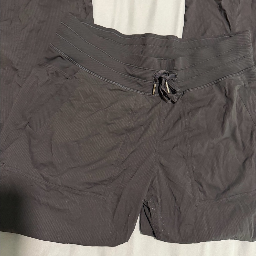 Black dance studio pants